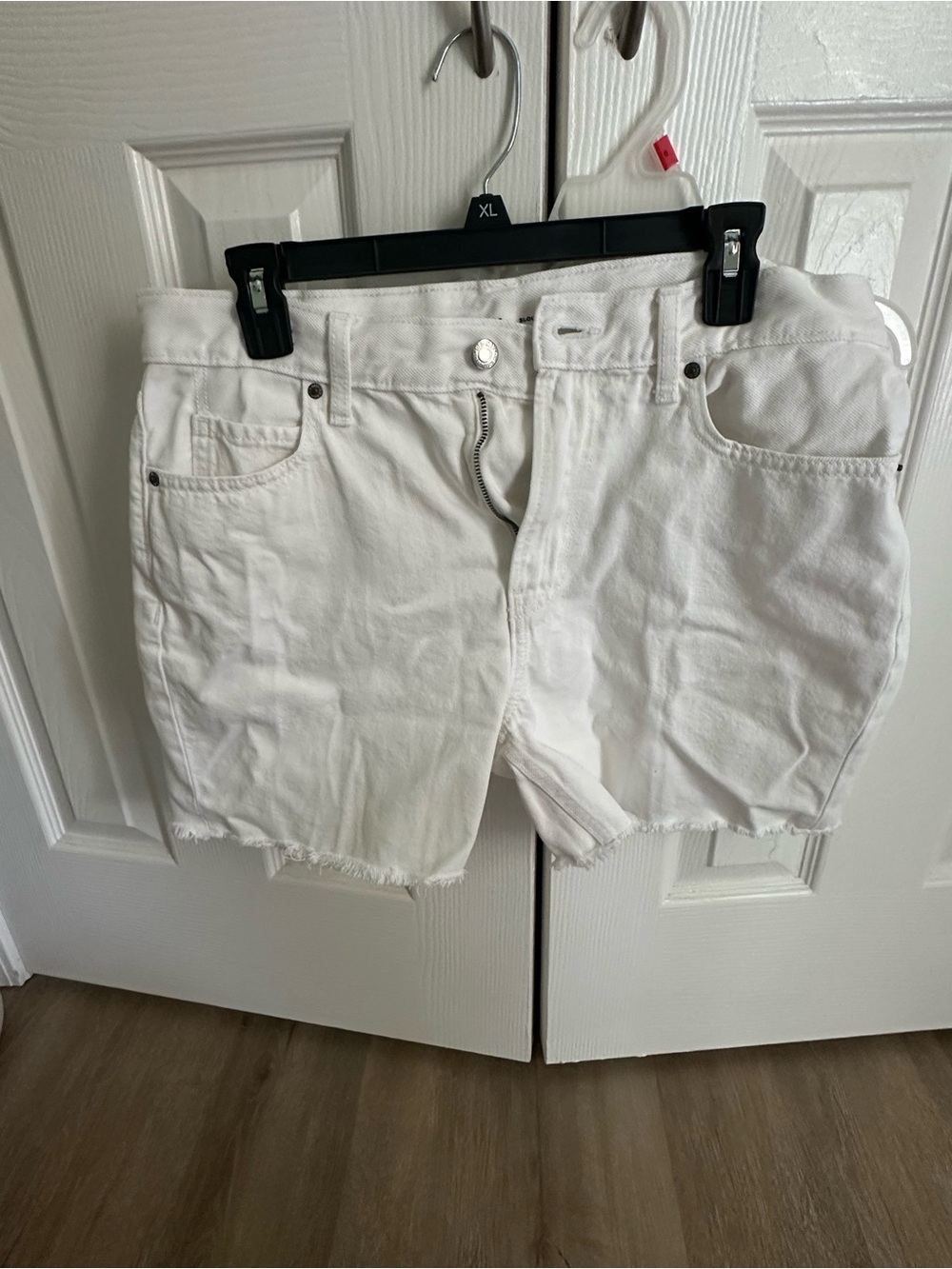 Old Navy White Men's Denim Cutoff Shorts